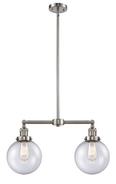Linear/Island 2 Light Bar by Innovations ( 405 | 209-SN-G204-8 Franklin Restoration ) 