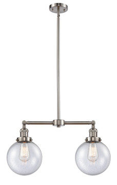 Linear/Island 2 Light Bar by Innovations ( 405 | 209-SN-G204-8-LED Franklin Restoration ) 