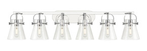 Bathroom Fixtures Five+Lights by Innovations ( 405 | 423-6W-PC-G411-6CL Downtown Urban ) 