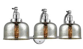 Bathroom Fixtures Three Lights by Innovations ( 405 | 515-3W-PC-G78 Franklin Restoration ) 