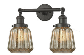Bathroom Fixtures Two Lights by Innovations ( 405 | 208-OB-G146 Franklin Restoration ) 