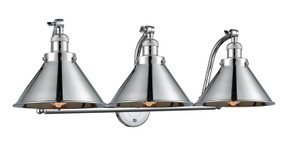 Bathroom Fixtures Three Lights by Innovations ( 405 | 515-3W-PC-M10-PC-LED Franklin Restoration ) 