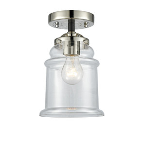 Semi-Flush Mts. Glass Down by Innovations ( 405 | 284-1C-BPN-G182-LED Nouveau ) 