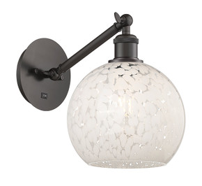 Sconces Single Glass by Innovations ( 405 | 317-1W-OB-G1216-8WM Ballston ) 