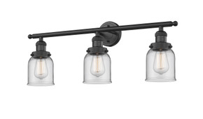 Bathroom Fixtures Three Lights by Innovations ( 405 | 205-BK-G52-LED Franklin Restoration ) 