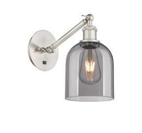 Sconces Single Glass by Innovations ( 405 | 317-1W-SN-G558-6SM Ballston ) 