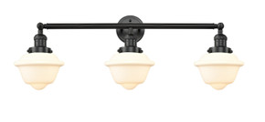 Bathroom Fixtures Three Lights by Innovations ( 405 | 205-BK-G531-LED Franklin Restoration ) 