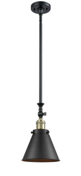 Mini Pendants Metal Shade by Innovations ( 405 | 206-BAB-M13-BK-LED Franklin Restoration ) 