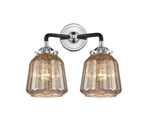Bathroom Fixtures Two Lights by Innovations ( 405 | 284-2W-BPN-G146-LED Nouveau ) 