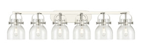 Bathroom Fixtures Five+Lights by Innovations ( 405 | 423-6W-PN-G412-6CL Downtown Urban ) 