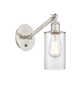 Sconces Single Glass by Innovations ( 405 | 317-1W-SN-G802 Ballston ) 