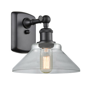 Sconces Single Glass by Innovations ( 405 | 516-1W-BK-G132-LED Ballston ) 