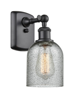 Sconces Single Glass by Innovations ( 405 | 516-1W-BK-G257 Ballston ) 