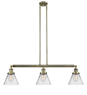 Linear/Island 3 Light Bar by Innovations ( 405 | 213-AB-G42 Franklin Restoration ) 