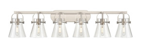 Bathroom Fixtures Five+Lights by Innovations ( 405 | 423-6W-SN-G411-6CL Downtown Urban ) 