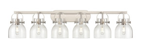 Bathroom Fixtures Five+Lights by Innovations ( 405 | 423-6W-SN-G412-6CL Downtown Urban ) 