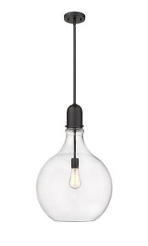 Pendants Glass Down by Innovations ( 405 | 492-1S-BK-G582-16 Auralume ) 