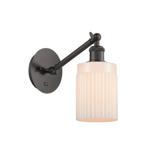 Sconces Single Glass by Innovations ( 405 | 317-1W-OB-G341 Ballston ) 