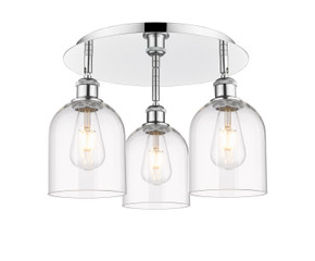 Semi-Flush Mts. Multi-port/Cluster by Innovations ( 405 | 516-3C-PC-G558-6CL Ballston ) 