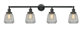 Bathroom Fixtures Four Lights by Innovations ( 405 | 215-BK-G142-LED Franklin Restoration ) 