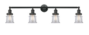 Bathroom Fixtures Four Lights by Innovations ( 405 | 215-BK-G182S-LED Franklin Restoration ) 
