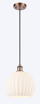 Mini Pendants Glass Down by Innovations ( 405 | 516-1P-AC-G1217-10WV Ballston ) 