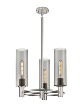 Mini Chandeliers Glass Shade by Innovations ( 405 | 434-3CR-SN-G434-12SM Downtown Urban ) 