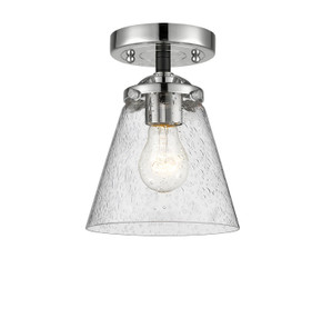 Semi-Flush Mts. Glass Down by Innovations ( 405 | 284-1C-BPN-G64-LED Nouveau ) 