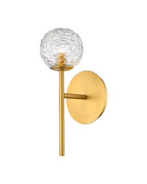 Sconces Single Glass by Innovations ( 405 | 320-1W-BB-G320-5CL-BB Barrington ) 