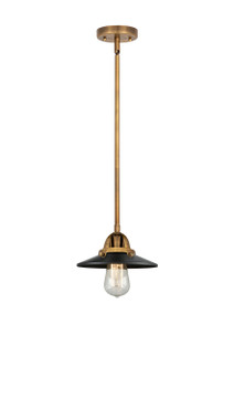 Mini Pendants Exposed Lamps by Innovations ( 405 | 288-1S-BB-M6-BK-LED Nouveau 2 ) 