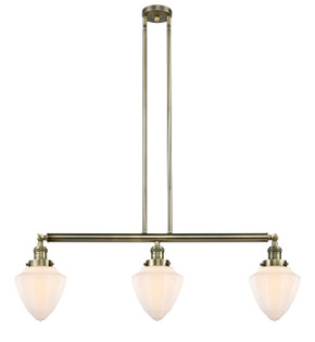 Linear/Island 3 Light Bar by Innovations ( 405 | 213-AB-G661-7 Franklin Restoration ) 