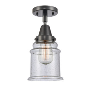 Semi-Flush Mts. Glass Down by Innovations ( 405 | 447-1C-BK-G184-LED Caden ) 
