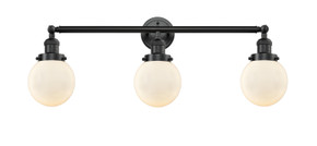 Bathroom Fixtures Three Lights by Innovations ( 405 | 205-OB-G201-6-LED Franklin Restoration ) 