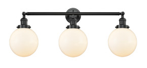 Bathroom Fixtures Three Lights by Innovations ( 405 | 205-OB-G201-8 Franklin Restoration ) 
