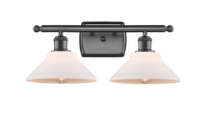 Bathroom Fixtures Two Lights by Innovations ( 405 | 516-2W-OB-G131-LED Ballston ) 
