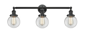 Bathroom Fixtures Three Lights by Innovations ( 405 | 205-OB-G202-6 Franklin Restoration ) 