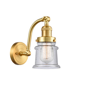 Sconces Single Glass by Innovations ( 405 | 515-1W-SG-G184S-LED Franklin Restoration ) 