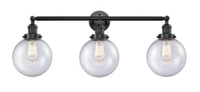 Bathroom Fixtures Three Lights by Innovations ( 405 | 205-OB-G204-8 Franklin Restoration ) 