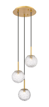 Mini Pendants 3 Light Cluster by Innovations ( 405 | 320-3P-BB-G320-6CL-BB Barrington ) 