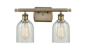 Bathroom Fixtures Two Lights by Innovations ( 405 | 516-2W-AB-G2511-LED Ballston ) 
