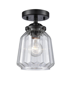 Semi-Flush Mts. Glass Down by Innovations ( 405 | 284-1C-OB-G142 Nouveau ) 
