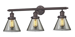 Bathroom Fixtures Three Lights by Innovations ( 405 | 205-OB-G43 Franklin Restoration ) 