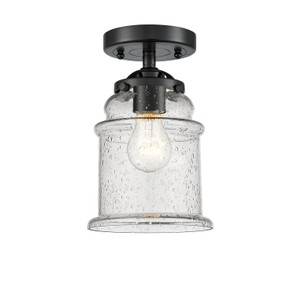 Semi-Flush Mts. Glass Down by Innovations ( 405 | 284-1C-OB-G184-LED Nouveau ) 