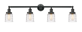Bathroom Fixtures Four Lights by Innovations ( 405 | 215-BK-G513 Franklin Restoration ) 