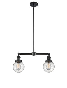 Linear/Island 2 Light Bar by Innovations ( 405 | 209-BK-G204-6 Franklin Restoration ) 