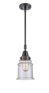 Mini Pendants Glass Down by Innovations ( 405 | 447-1S-BK-G184-LED Caden ) 