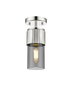Semi-Flush Mts. Glass Down by Innovations ( 405 | 428-1F-PN-G428-7SM Downtown Urban ) 