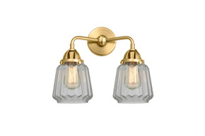 Bathroom Fixtures Two Lights by Innovations ( 405 | 288-2W-SG-G142 Nouveau 2 ) 
