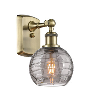 Sconces Single Glass by Innovations ( 405 | 516-1W-AB-G1213-6SM Ballston ) 