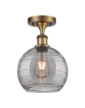 Semi-Flush Mts. Glass Down by Innovations ( 405 | 516-1C-BB-G1213-8SM Ballston ) 